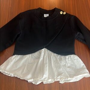 Black and White Kids Top